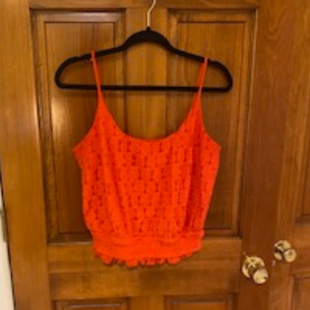 Willow & Root all over lace tank top